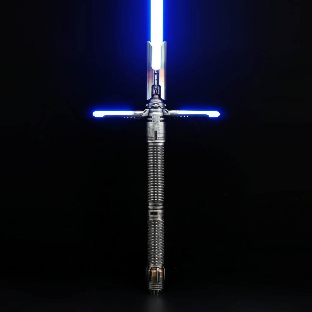 The Scrapper's Fury: The Survivor's Crossguard Lightsaber – 702 Sabers