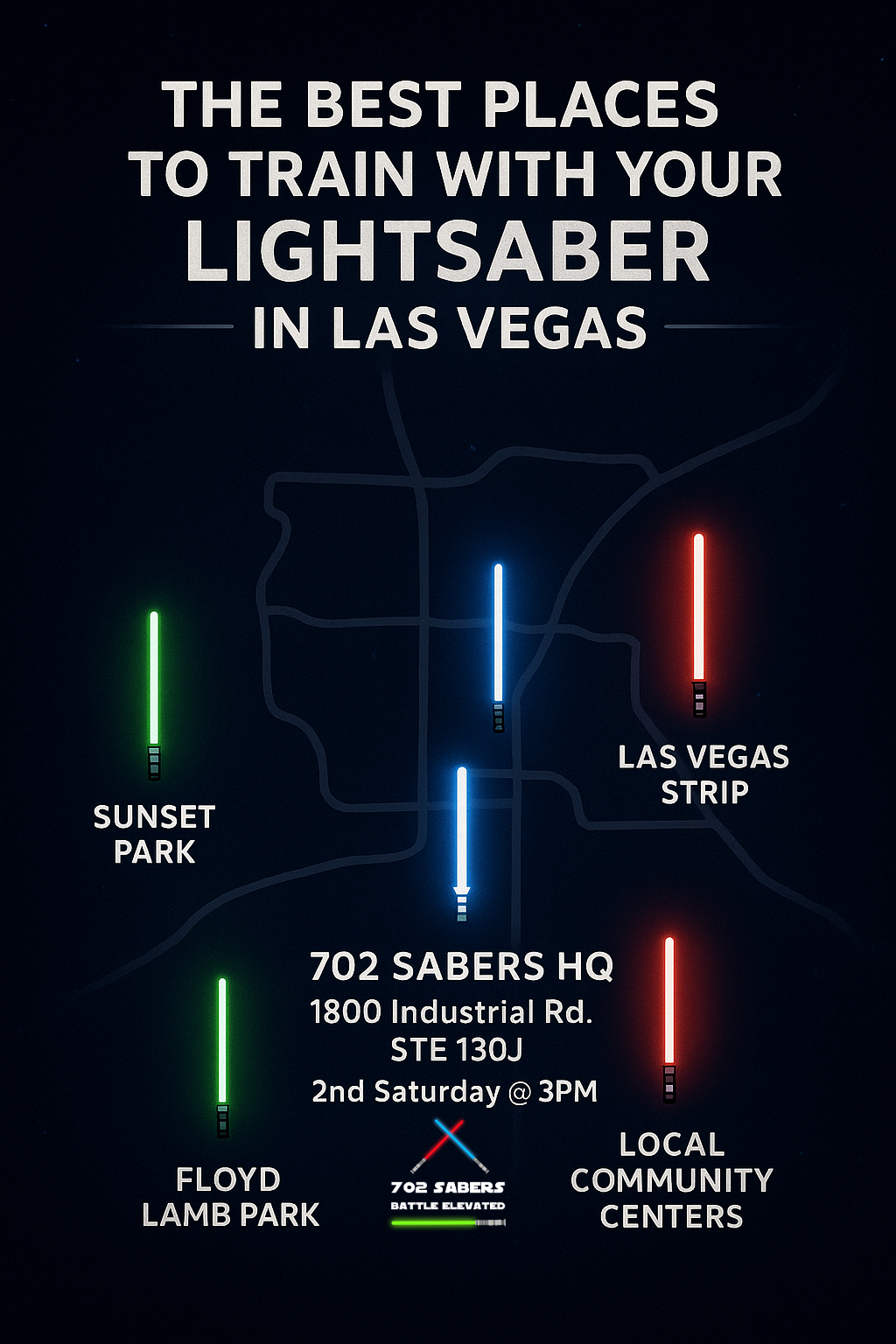 🌟 The Best Places to Train with Your Lightsaber in Las Vegas