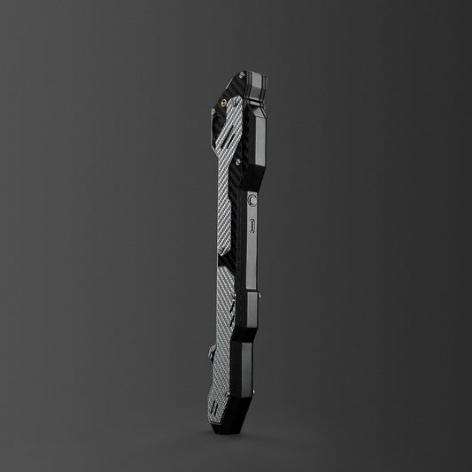 The Cyber Vanguard Carbon Fiber Tactical Blade (Xenopixel)
