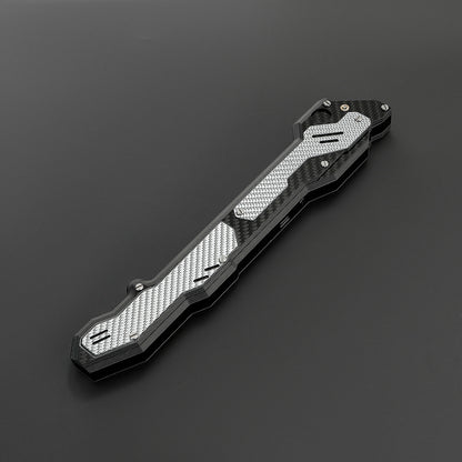 The Cyber Vanguard Carbon Fiber Tactical Blade (Xenopixel only)