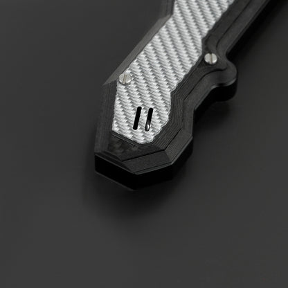 The Cyber Vanguard Carbon Fiber Tactical Blade (Xenopixel only)