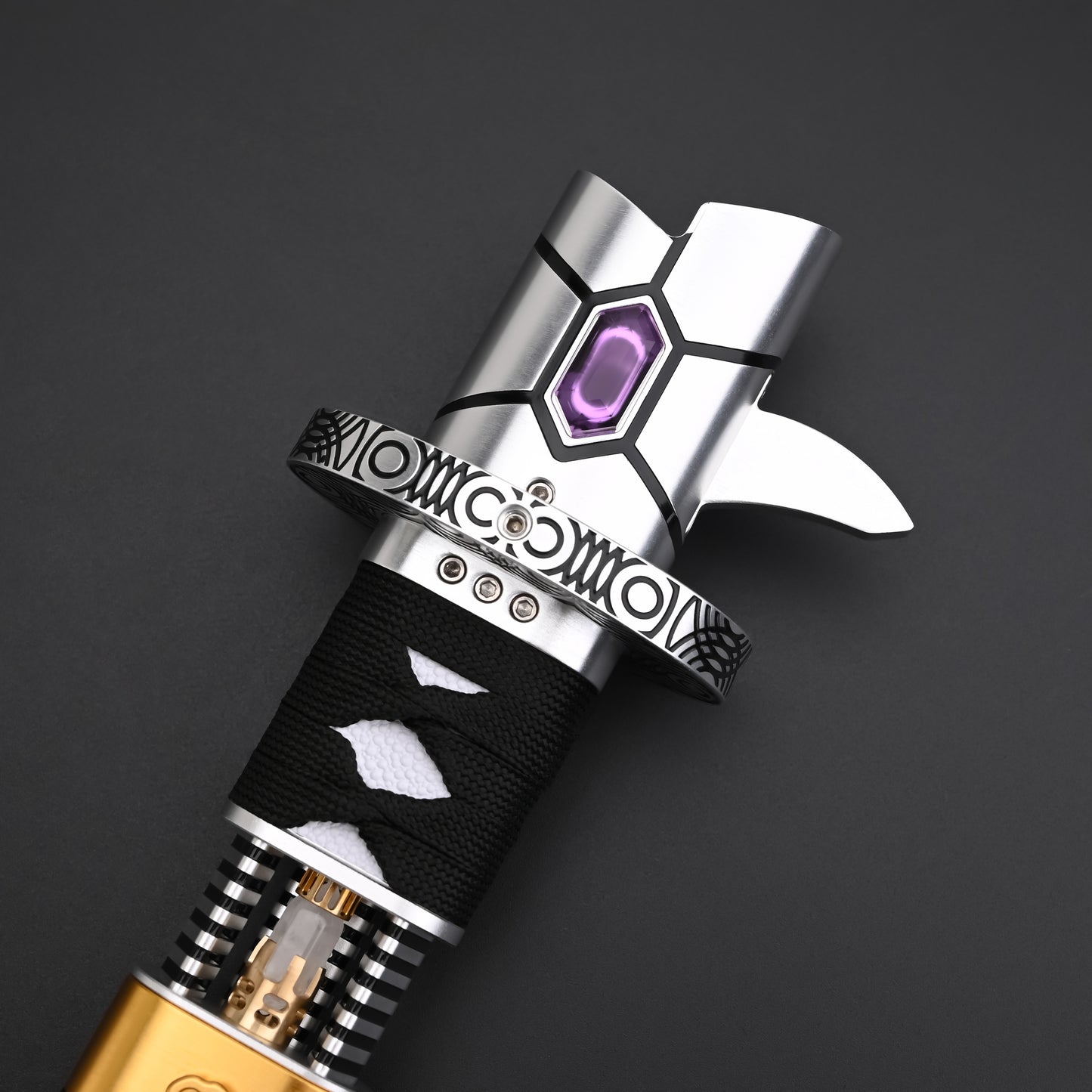 The Dark Katana: Vibro-Blade Lightsaber with Scabbard