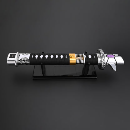 The Dark Katana: Vibro-Blade Lightsaber with Scabbard