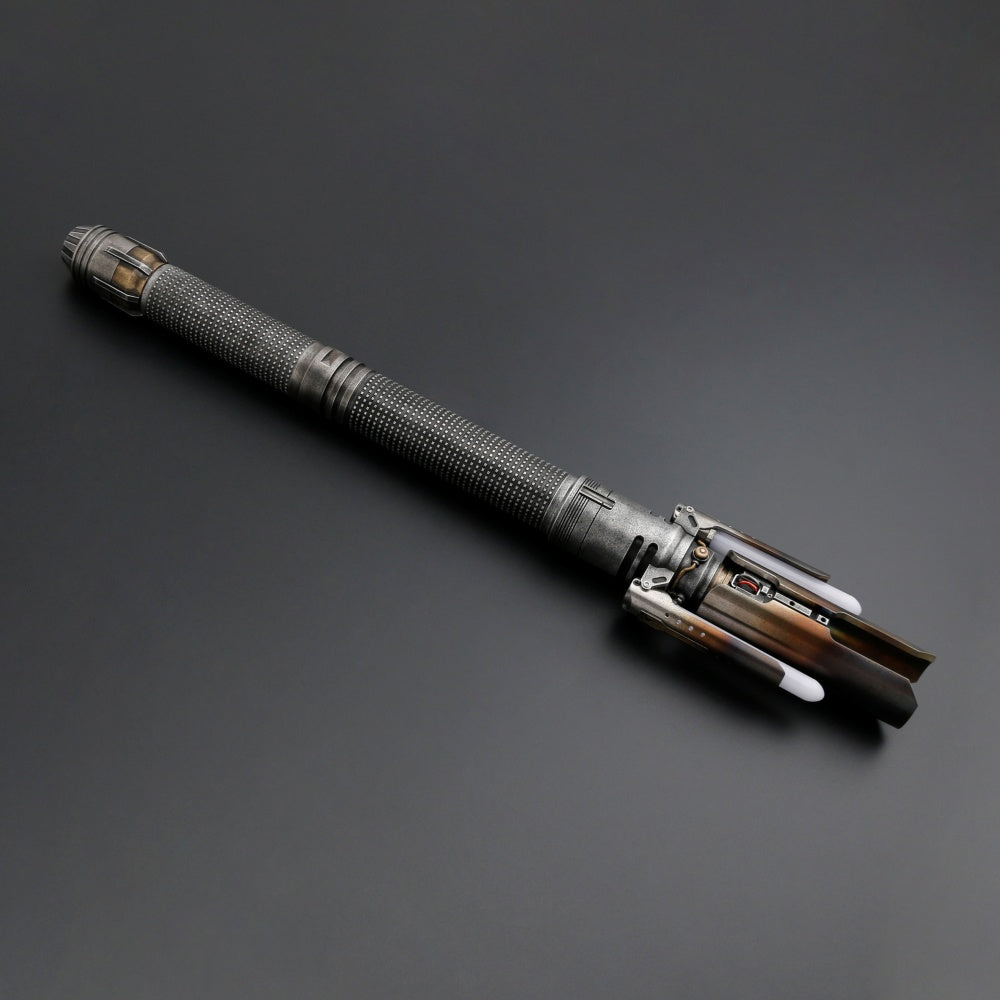 The Scrapper's Fury: The Survivor's Crossguard Lightsaber