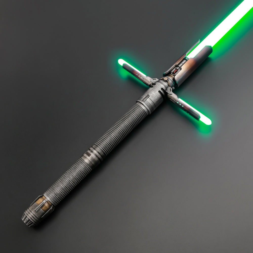 The Scrapper's Fury: The Survivor's Crossguard Lightsaber