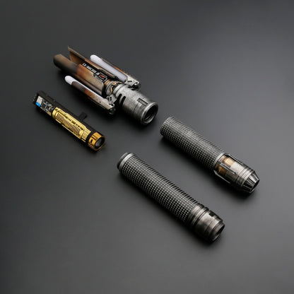 The Scrapper's Fury: The Survivor's Crossguard Lightsaber