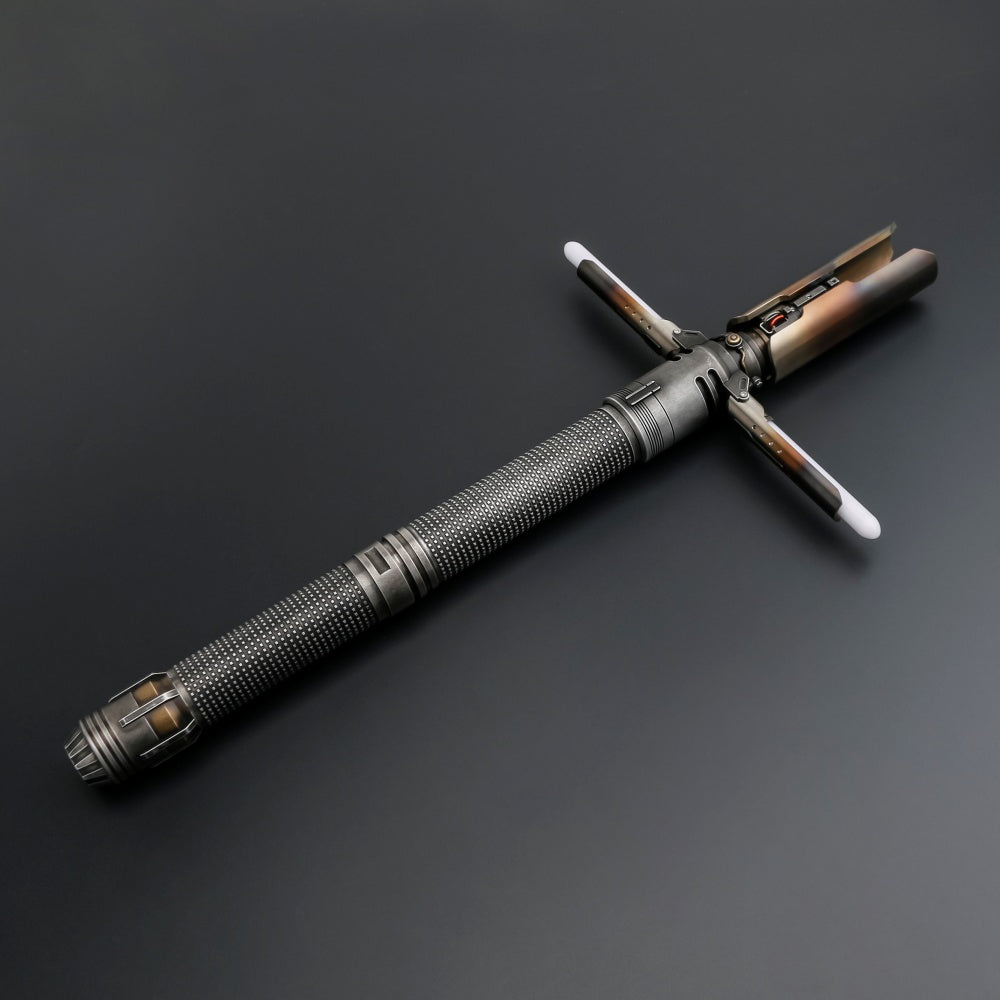 The Scrapper's Fury: The Survivor's Crossguard Lightsaber