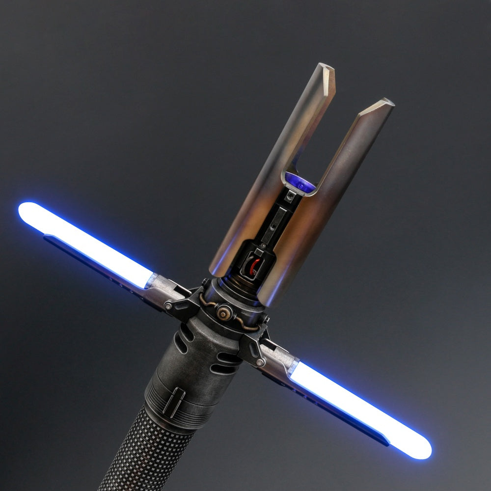 The Scrapper's Fury: The Survivor's Crossguard Lightsaber