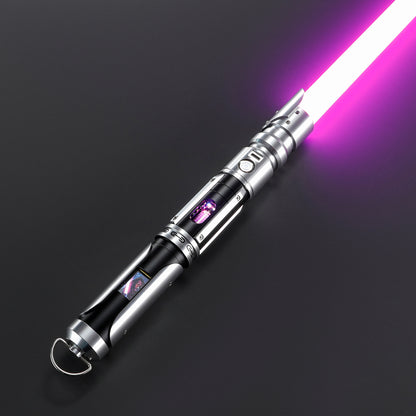 The Arcanum OLED: Ultimate Neopixel Lightsaber with Spinning Kyber Crystal