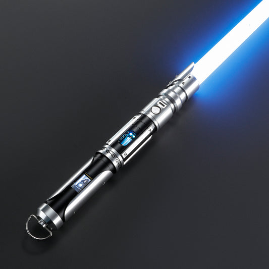 The Arcanum OLED: Ultimate Neopixel Lightsaber with Spinning Kyber Crystal