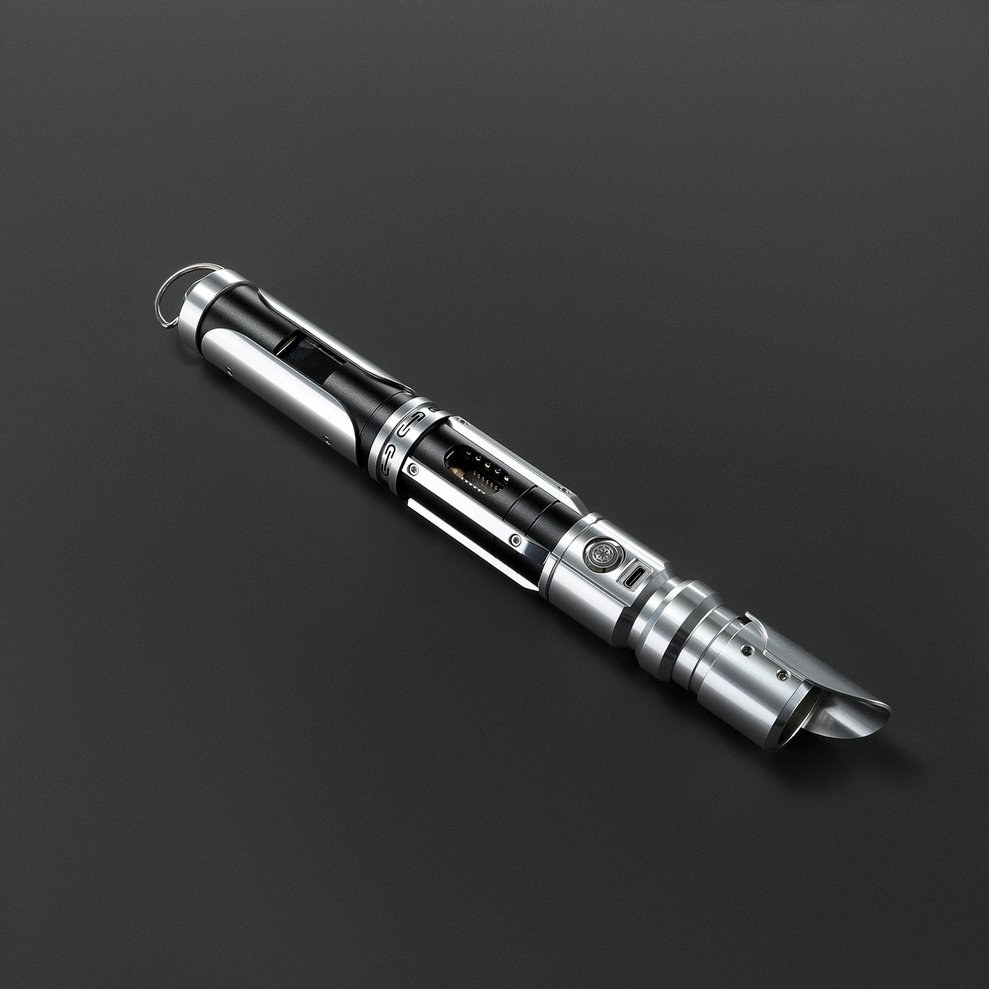The Arcanum OLED: Ultimate Neopixel Lightsaber with Spinning Kyber Crystal
