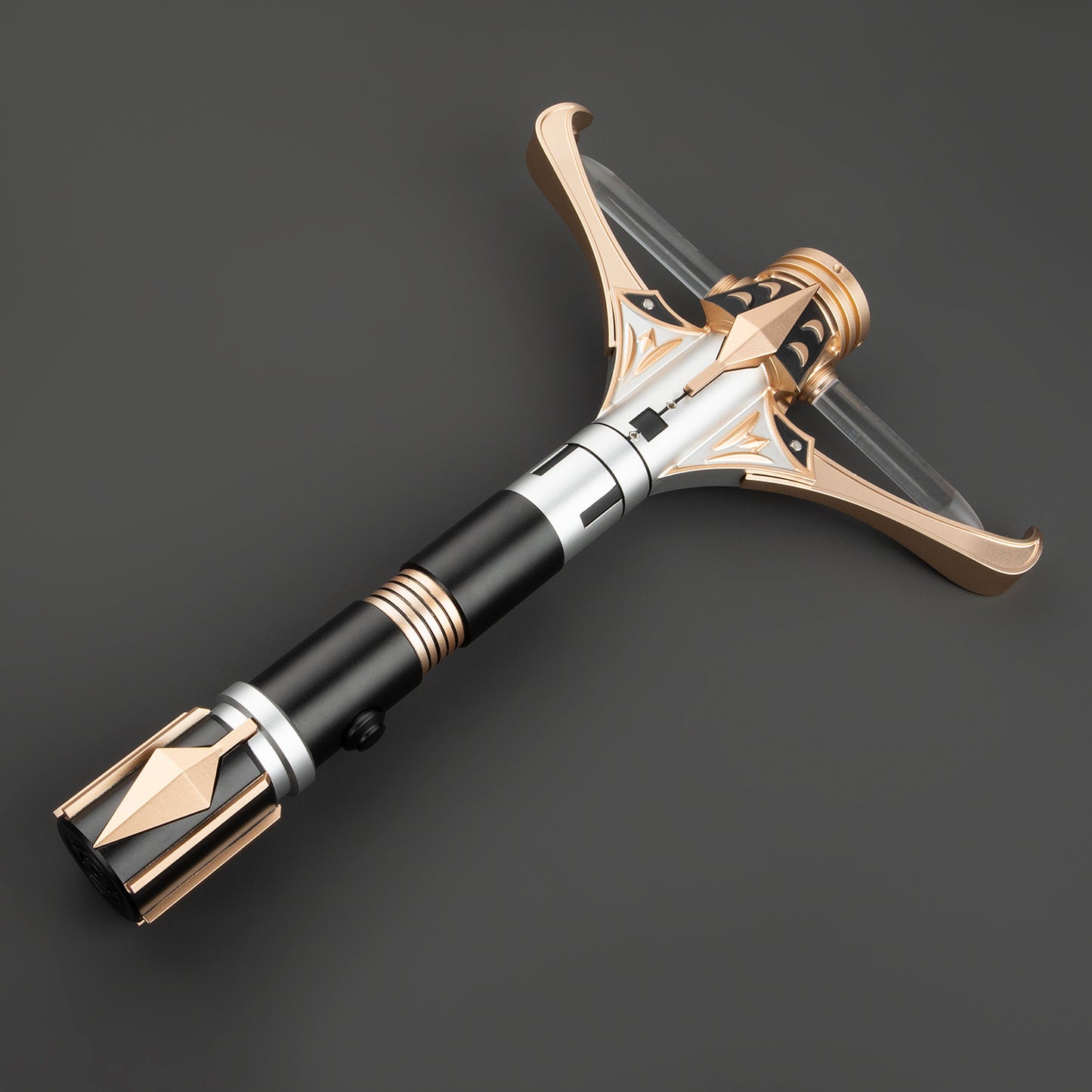 The Golden Bastion: The Regal Crossguard Lightsaber