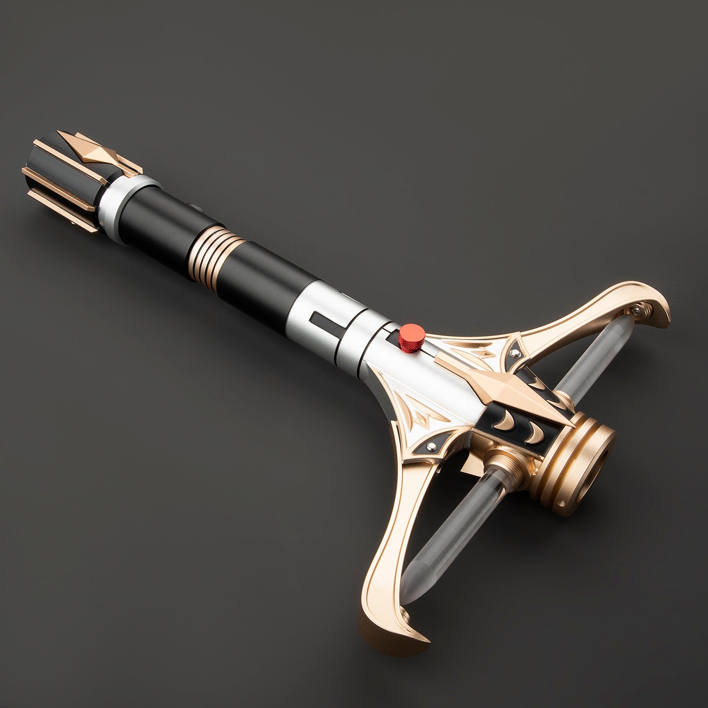 The Golden Bastion: The Regal Crossguard Lightsaber