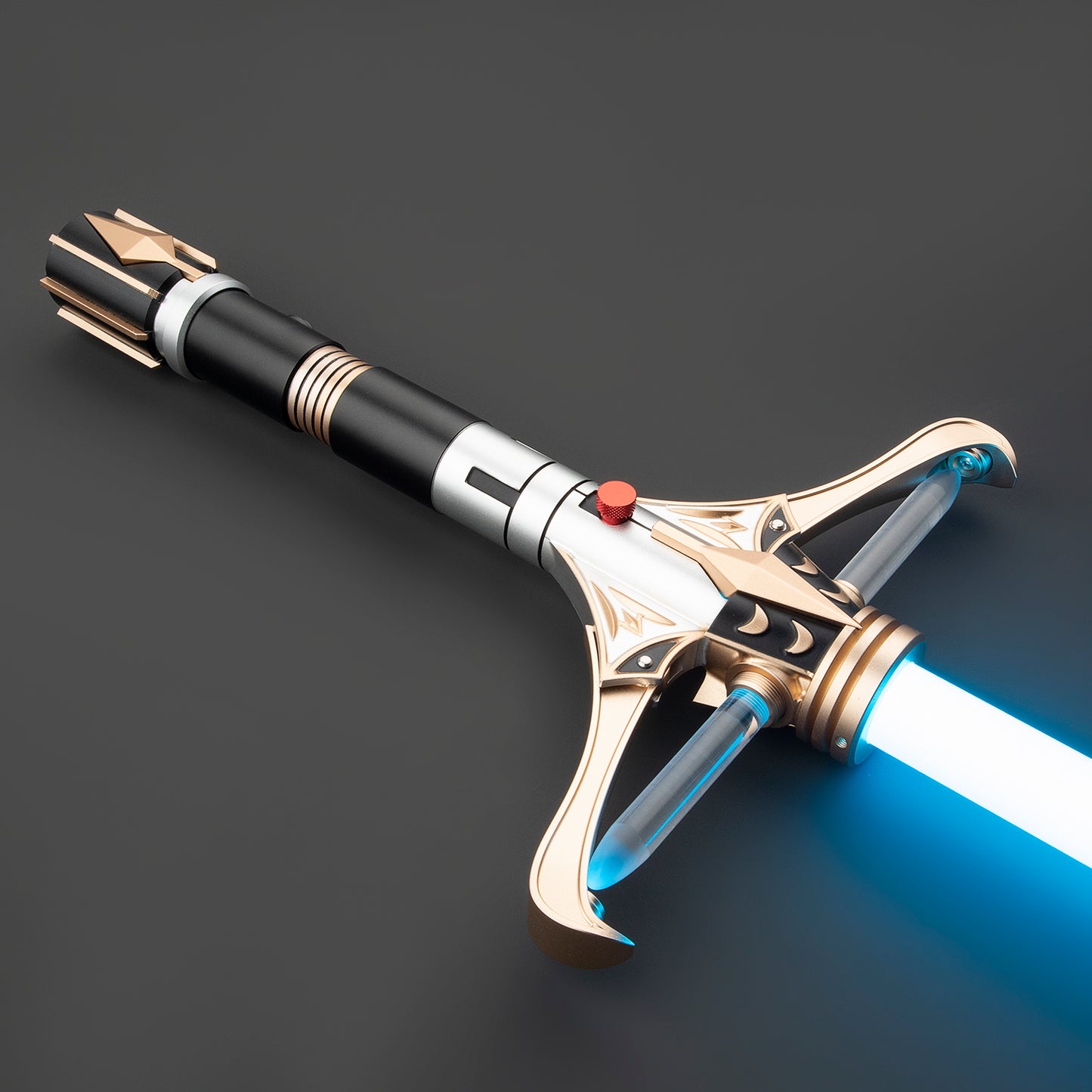 The Golden Bastion: The Regal Crossguard Lightsaber