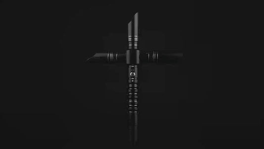 Shadowbreaker: The Obsidian Crossguard Saber